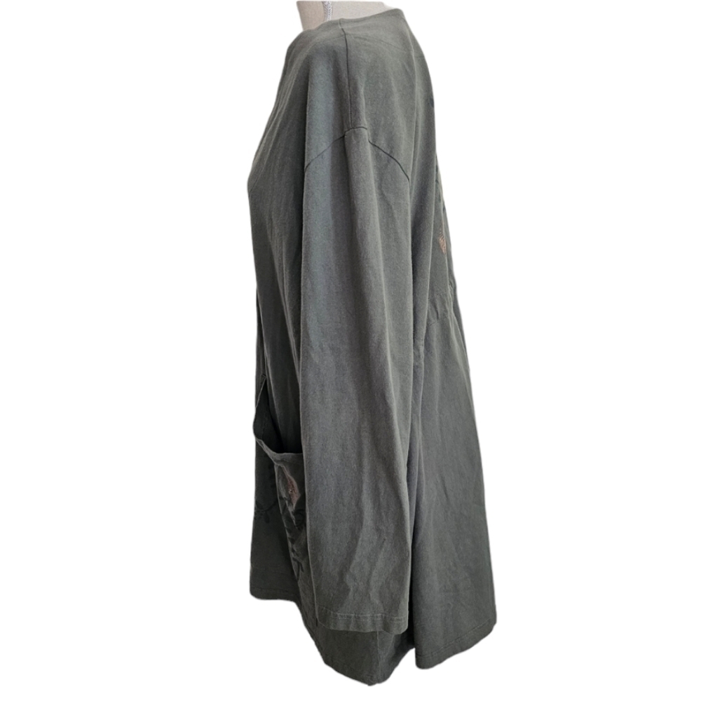 Blue Fish Vintage Sage Hand Printed Skirt Set - Picture 4 of 16